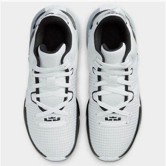 Nike Lebron Witness 7 (Team) Basketball Shoes (Wolf Grey/Wolf Grey/White) - Picture 2 of 9